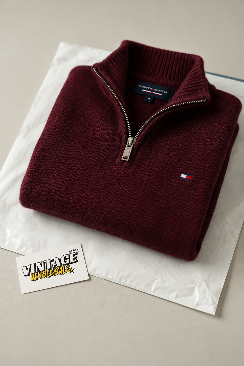 Vintage Tommy Hilfiger sweater box with 3 hand-picked sweaters
