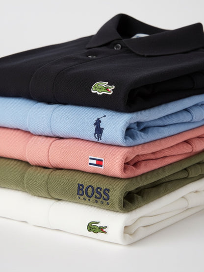 Premium Polo Box – 5 Vintage Pieces (Mix)