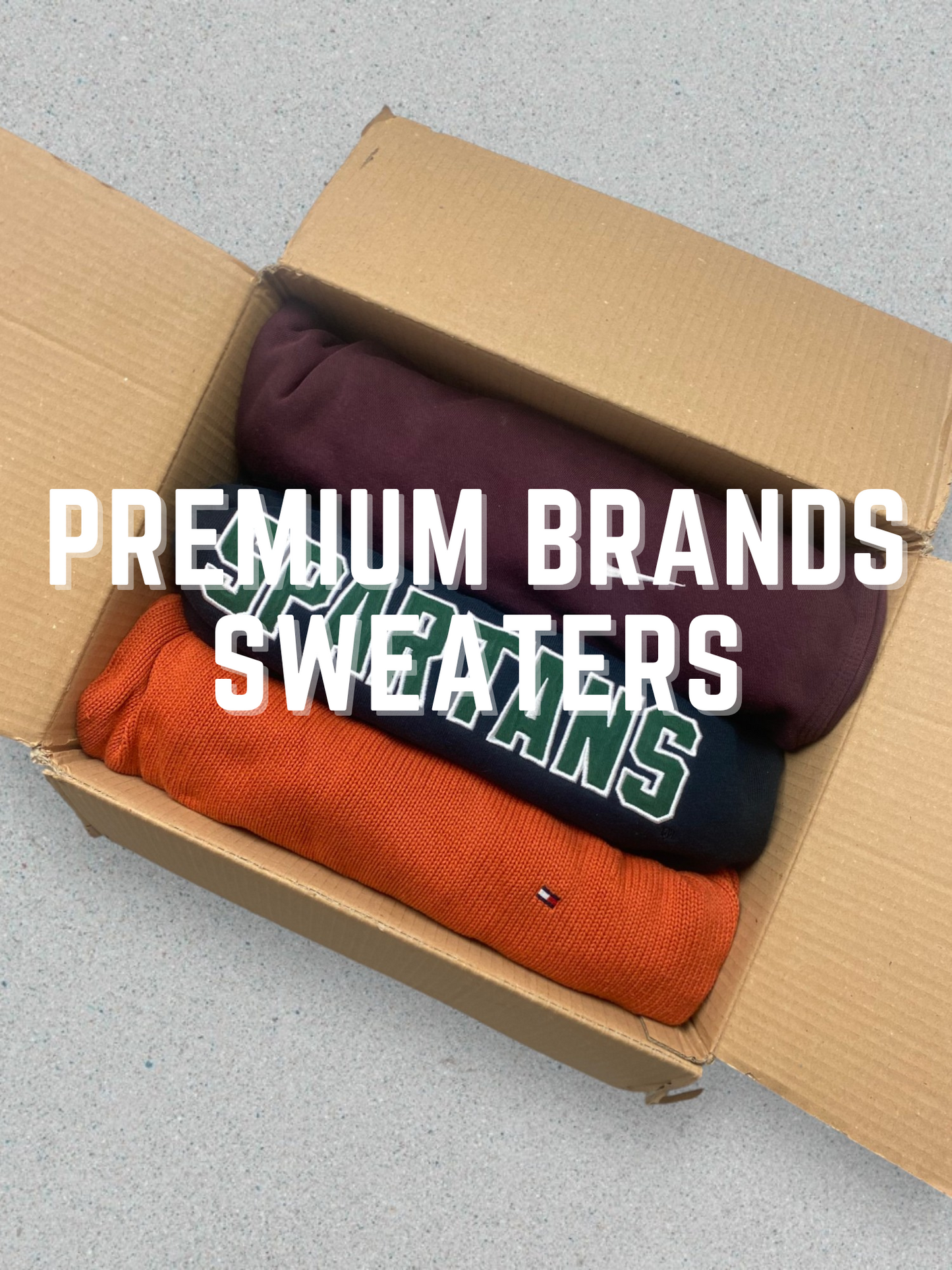 Premium Vintage Sweaters &amp; Hoodies Box – 20 Pieces
