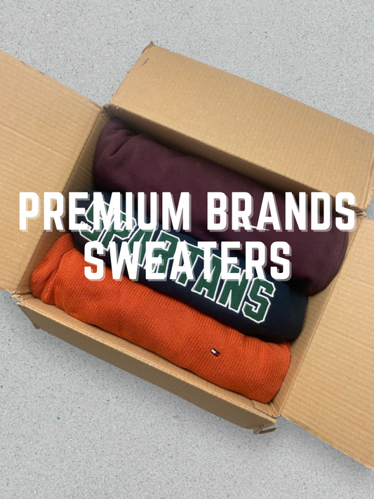 Premium Vintage Sweaters &amp; Hoodies Box – 20 Pieces