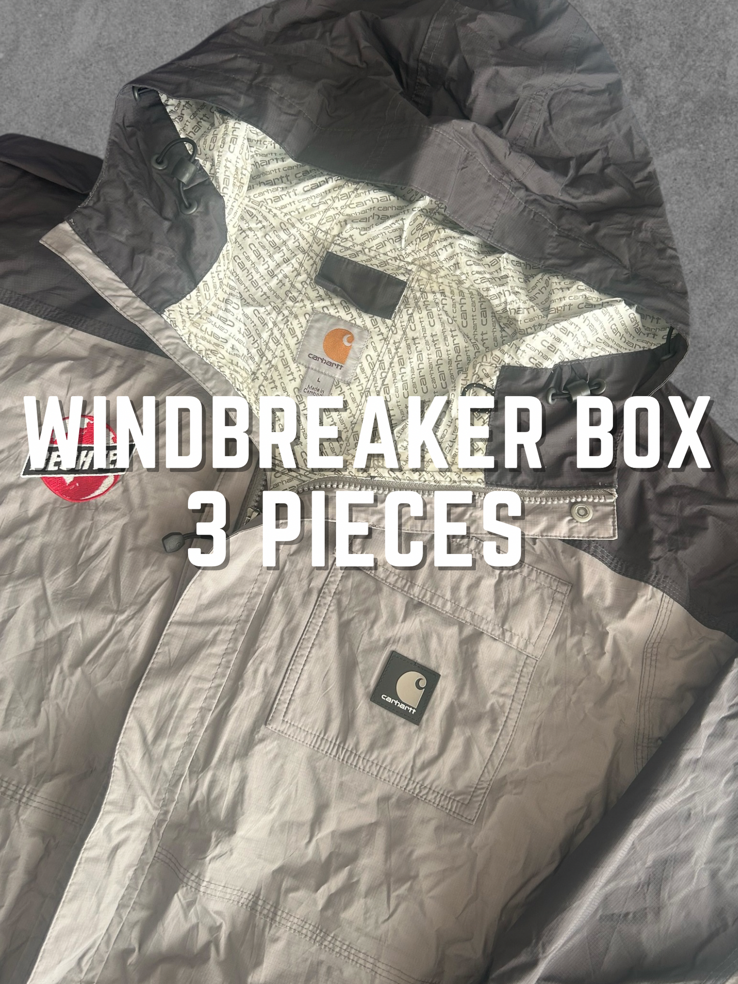 Windbreaker box vintage wholesale