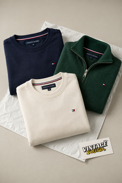 Tommy Hilfiger drie sweaters overhead